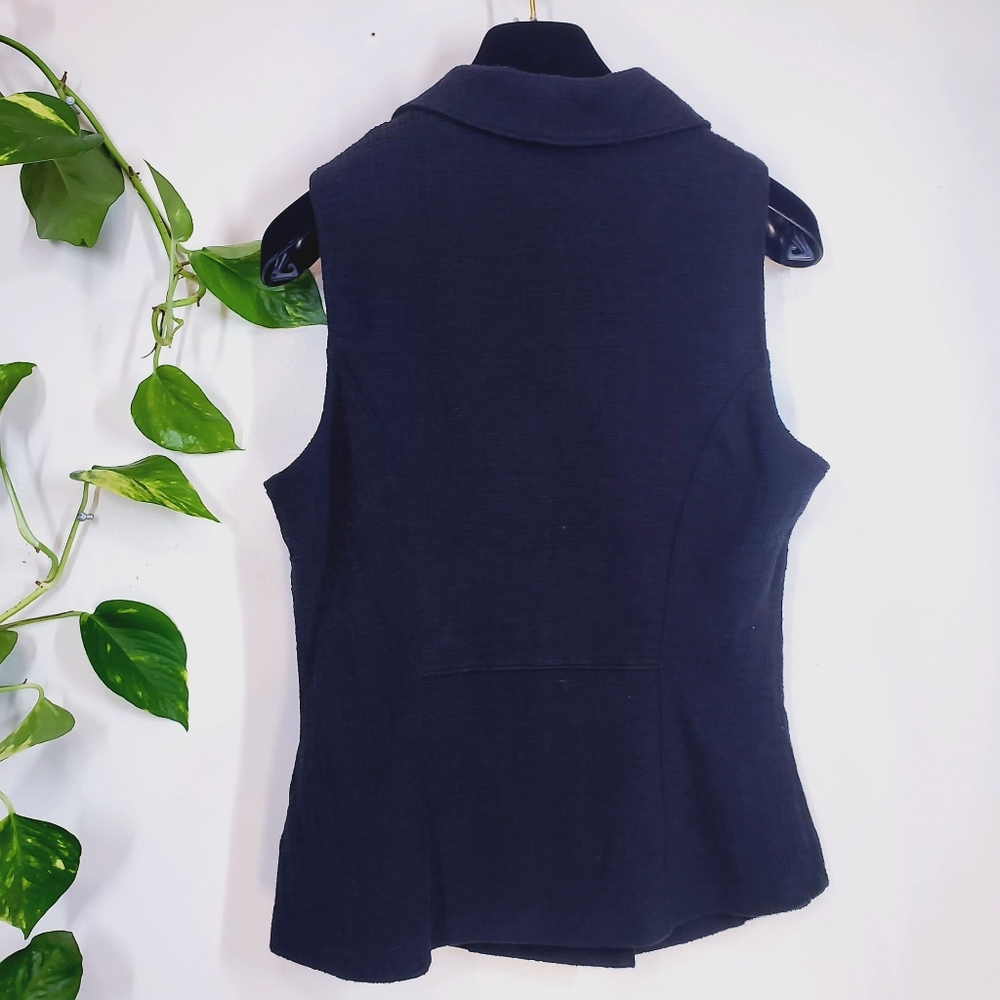 NWOT Ett:Twa x Anthro Eberhardt black vest top S - Picture 8 of 13